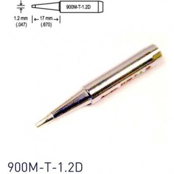 Паяльное жало HAKKO серии 900М 1.2D 6.5 мм 13A000037