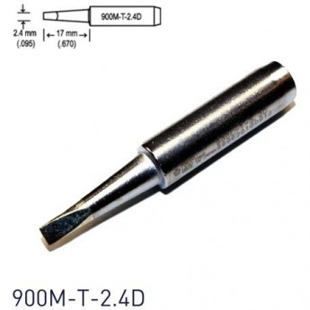 Паяльное жало HAKKO 900MT2.4D серии 900М, наружный диаметр 6.5 мм 13A000044
