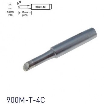 Паяльное жало HAKKO 900MT4C серии 900М, наружный диаметр 6.5 мм 13A000056