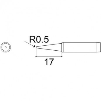 Паяльное жало HAKKO серии 900М 6.5 мм 13A000059