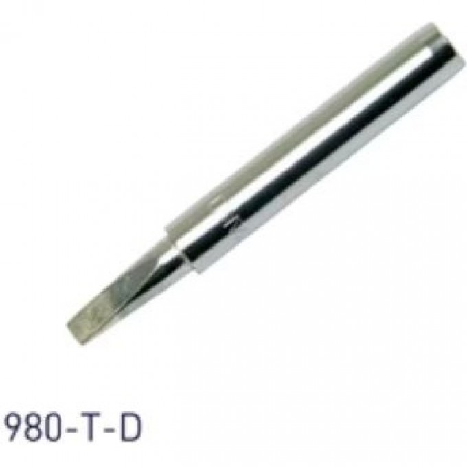 Паяльное жало HAKKO 980 PRESTO клиновидное, ⌀3.5 × 1 × 17 мм 13A000082