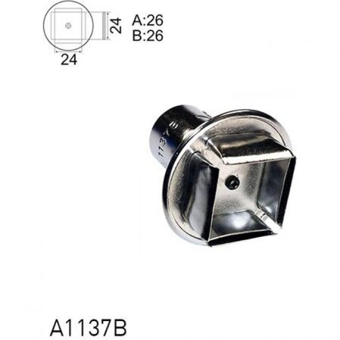 Насадка PLCC для термовоздушных станций HAKKO FR-810B/FR-811 24×24 мм 13A000106