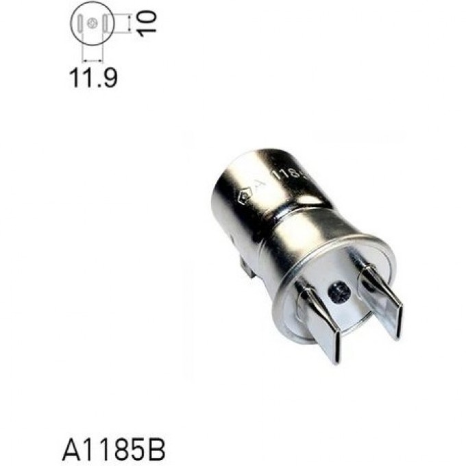 Насадка TSOL для термовоздушных станций HAKKO 810B/811, 11.9 × 10 мм 13A000122
