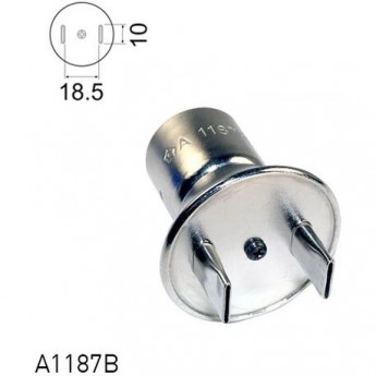 Насадка TSOL для термовоздушных станций HAKKO FR-810B, FR-811 18.5 × 10 мм 13A000124