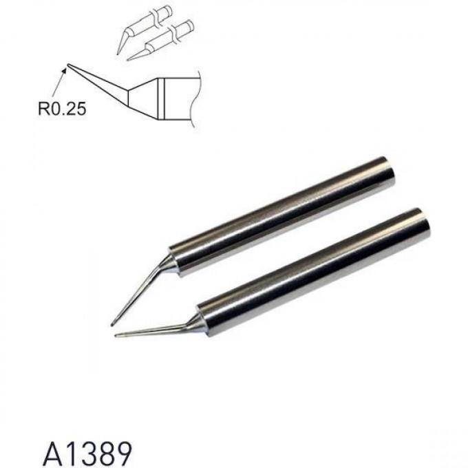 Наконечник CHIP для термопинцета HAKKO серии 950/FX-8804 R 0.25 30° 13A000160
