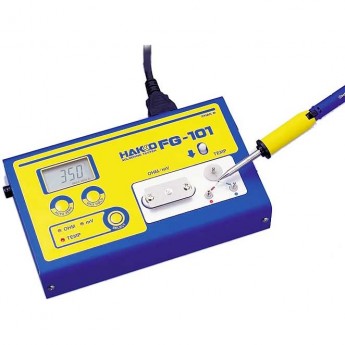 Тестер для паяльников HAKKO FG-101 с измерением температуры, напряжения утечки и сопротивления заземления 13A000251 Тестер для паяльников HAKKO FG-101 с измерением температуры, напряжения утечки и сопротивления заземления 13A000251