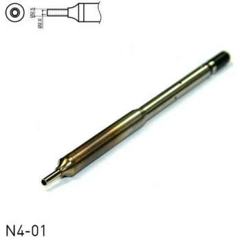 Наконечник для термофена HAKKO N401 прямой Ø2.5 мм (внеш.), Ø2 мм (внутр.) 13A000400