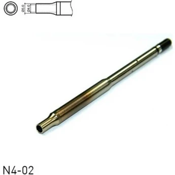 Наконечник прямой для термофена HAKKO N внешний ⌀5 мм, внутренний ⌀4 мм 13A000401