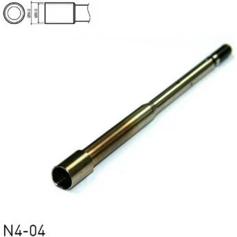 Наконечник для термофена HAKKO N404 прямой круглый ⌀9 мм (внеш.) 13A000403