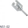 Насадка HAKKO N Single круглая ⌀4 мм для термовоздушных станций FR-702, FR-810B, FR-811 13A000405