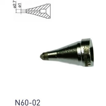 Паяльная демонтажная насадка HAKKO N коническая ⌀2.7×⌀1 мм для паяльника FR400 13A000427