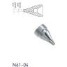 Паяльная демонтажная насадка HAKKO N6104 коническая ⌀1.8×⌀0.8 мм 13A000438