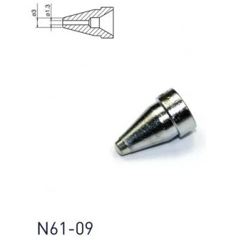 Паяльная демонтажная насадка HAKKO N61 коническая ⌀3×⌀1.3 мм 13A000443