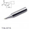 Жало для паяльника HAKKO T18 коническое со скосом 1.5×13.5 мм 60° 13A000573