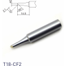 Жало для паяльника HAKKO T18 коническое со скосом 2x14.5 мм 45° 13A000574