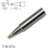 Жало для паяльника HAKKO T18 клиновидное 1.6×14.5 мм 13A000580