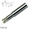 Жало для паяльника клиновидное HAKKO T18 Серия T18S3 5.2×18 мм 13A000590