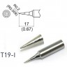 Жало для паяльника HAKKO T19 игла R 0.2 × 17 мм 13A000605