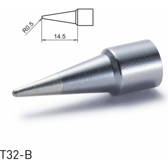 Жало для паяльника HAKKO T32 коническое R 0.5 × 14.5 мм 13A000675