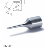 Жало для паяльника HAKKO T32 коническое со скосом ⌀1×13.5 мм 60° для FX-8806 13A000686
