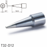 Жало для паяльника HAKKO T32 клиновидное ⌀1.2x14.5 мм 13A000688