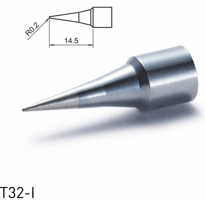 Жало для паяльника игла HAKKO T32 R 0.2 × 14.5 мм 13A000693