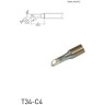 Паяльное жало коническое со скосом HAKKO T34C4 для паяльника FX-650 DASH ⌀4×4×17 мм 45° 13A000729