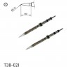 Паяльный наконечник индукционный HAKKO T38 для термопинцета FX-1003 CHIP конический R0.15 × 8.2 мм 13A000773
