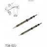 Паяльный наконечник индукционный HAKKO TJ для термопинцета FX-1003 CHIP конический изогнутый R0.15×2.5×5.7 мм 30° 13A000775