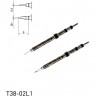 Паяльный наконечник индукционный HAKKO TL1 CHIP клин для термопинцета FX-1003, ⌀1×0.2×8 мм 13A000778