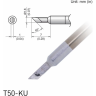 Жало для микропаяльника HAKKO T50KU косой нож ⌀1.8×1×7 мм 45° 13A000874