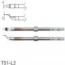 Наконечник для термопинцета HAKKO T51 CHIP 2 × 0.7 мм 13A000881