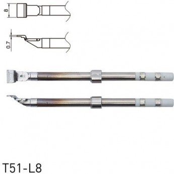 Наконечник для термопинцета HAKKO T51 SOP 8x0.7 мм 13A000884