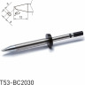 Жало для паяльника HAKKO T53 коническое со скосом ⌀2×3×12 мм 45° 13A000900