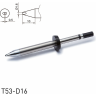 Жало для паяльника HAKKO T53 клиновидное ⌀1.6×0.5×10 мм 13A000904