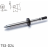Жало для паяльника HAKKO T53 клиновидное ⌀2.4×0.5×7 мм 13A000905