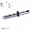 Жало для паяльника HAKKO T53 клиновидное ⌀4.5×0.5×7 мм 13A000907