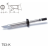 Жало для паяльника HAKKO T53K косой нож ⌀5×2×15 мм 45° 13A000912