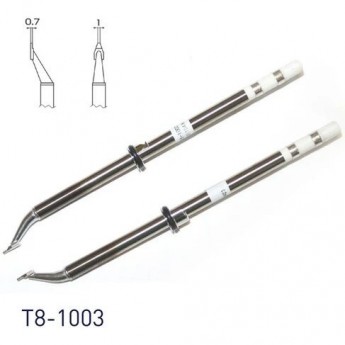 Наконечник для демонтажного термопинцета HAKKO T8 CHIP 0.7×1 мм 13A000915 Наконечник для демонтажного термопинцета HAKKO T8 CHIP 0.7×1 мм 13A000915