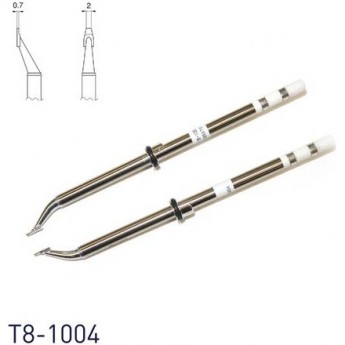 Наконечник для демонтажного термопинцета HAKKO T8 CHIP 0.7 × 2 мм 13A000916 Наконечник для демонтажного термопинцета HAKKO T8 CHIP 0.7 × 2 мм 13A000916