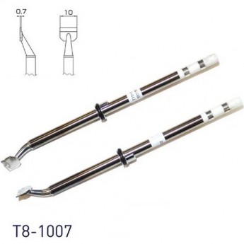 Наконечник HAKKO T8 для демонтажного термопинцета FM-2202, тип SOP, 0.7 × 10 мм 13A000919 Наконечник HAKKO T8 для демонтажного термопинцета FM-2202, тип SOP, 0.7 × 10 мм 13A000919