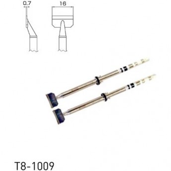 Наконечник для демонтажного термопинцета HAKKO T8 SOP 0.7×16 мм 13A000921