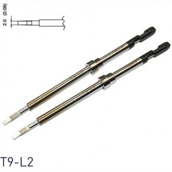 Наконечник для демонтажного термопинцета HAKKO T9L2 SOP 2 мм 13A000928