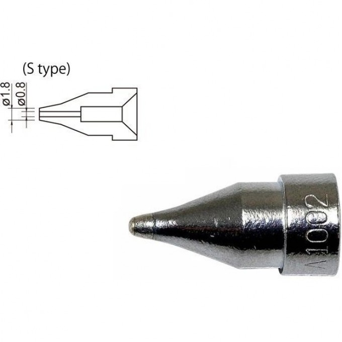 Паяльная демонтажная насадка HAKKO цилиндрическая 0.8 мм A1002