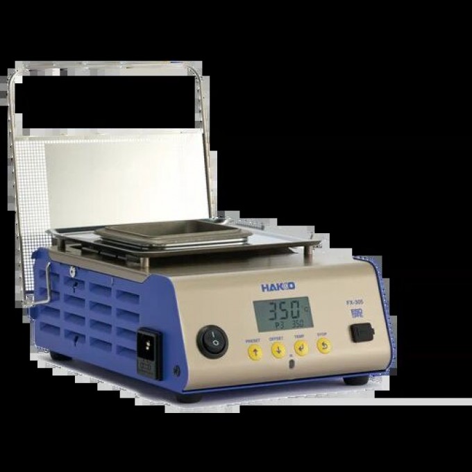Паяльная ванна HAKKO с тремя вариантами ванн FX-305