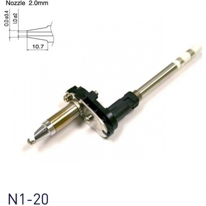 Наконечник для демонтажного паяльника HAKKO конический ⌀3.4 мм N120