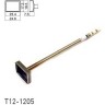 Паяльное жало для демонтажа HAKKO T12 прямоугольное 23.4×17.3 мм T12-1205