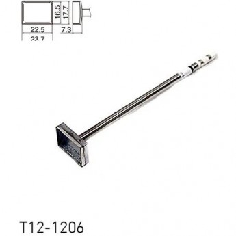 Паяльное жало для демонтажа HAKKO T12 прямоугольник 22.5×16.5 мм T12-1206