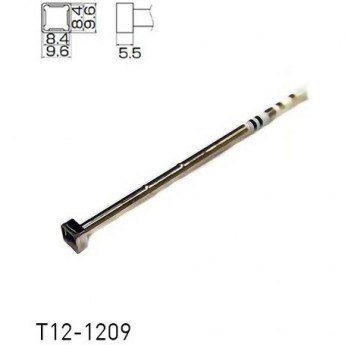 Паяльное жало для демонтажа HAKKO T12 квадрат 8.4×8.4 мм T12-1209