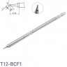 Паяльное жало коническое со скосом HAKKO T12 ⌀1.1×11.5 мм 45° T12-BCF1